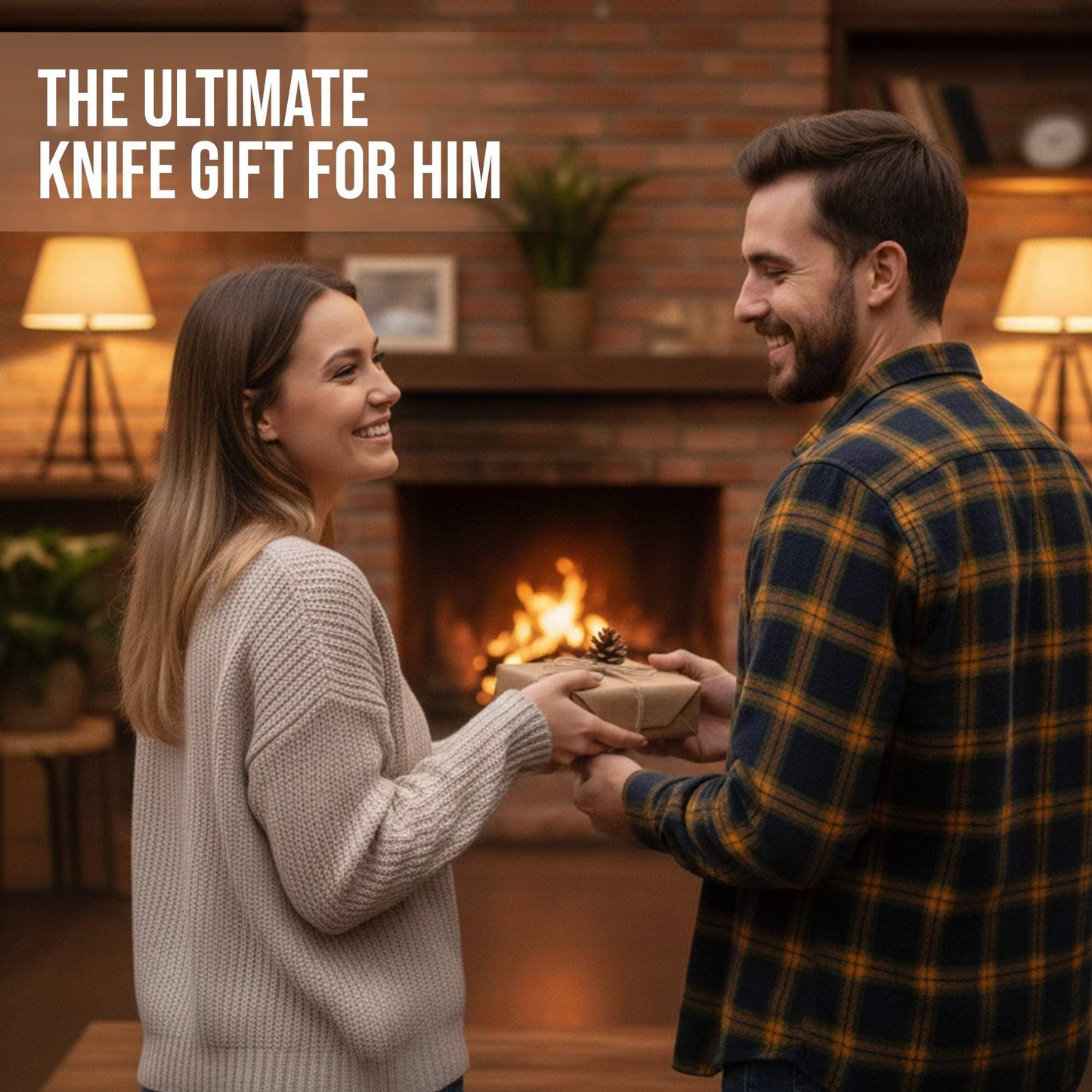 10' Handmade Stainless steel knife with leather sheath