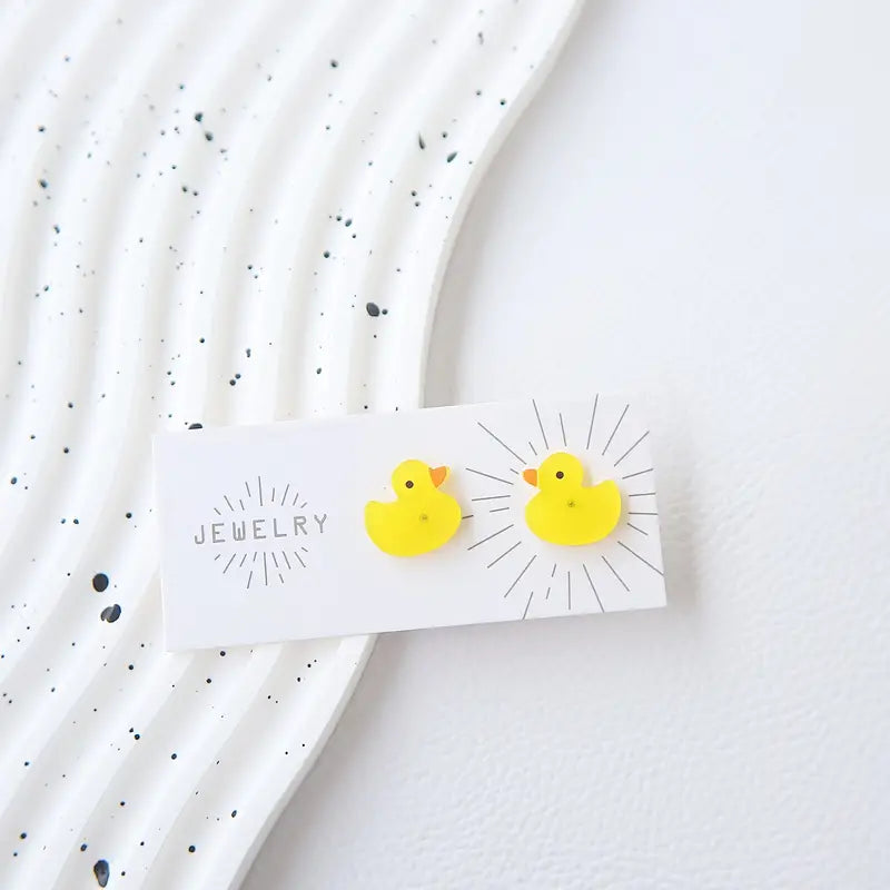 Duck Earrings