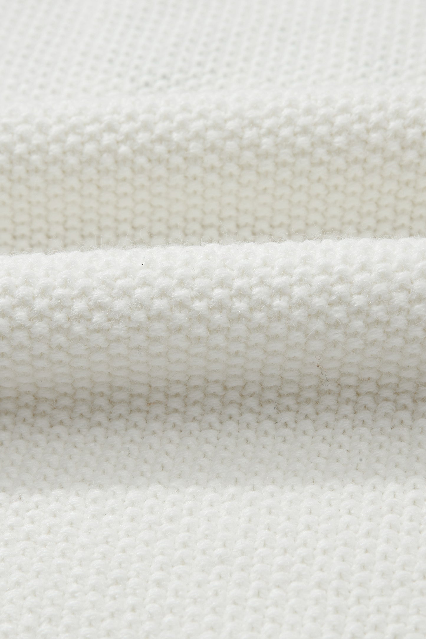 White HOHOHO MERRY CHRISTMAS Chenille Graphic Drop Shoulder Holiday Sweater