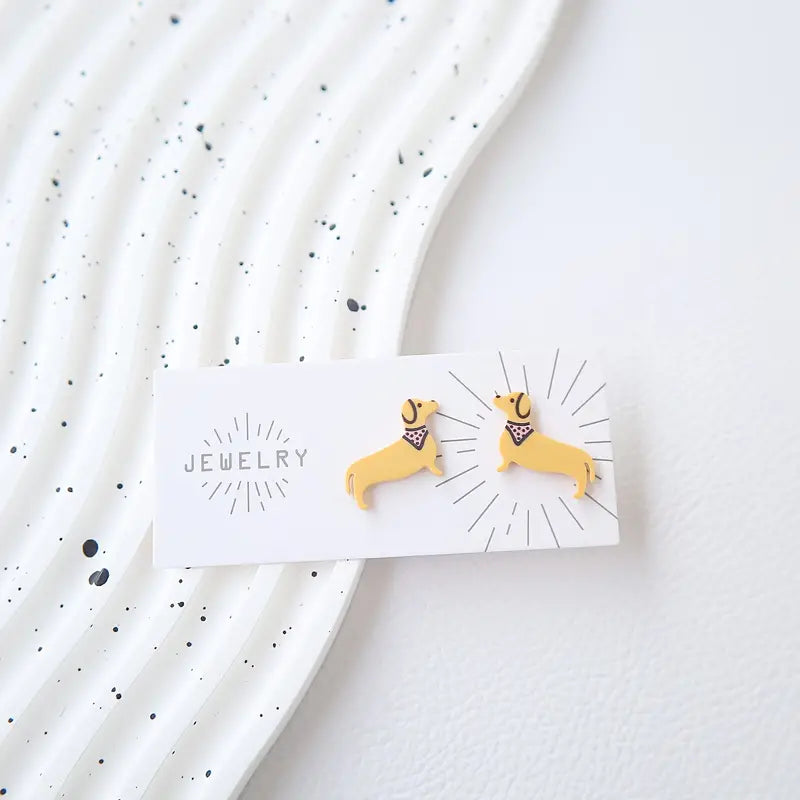Dachshund Earrings