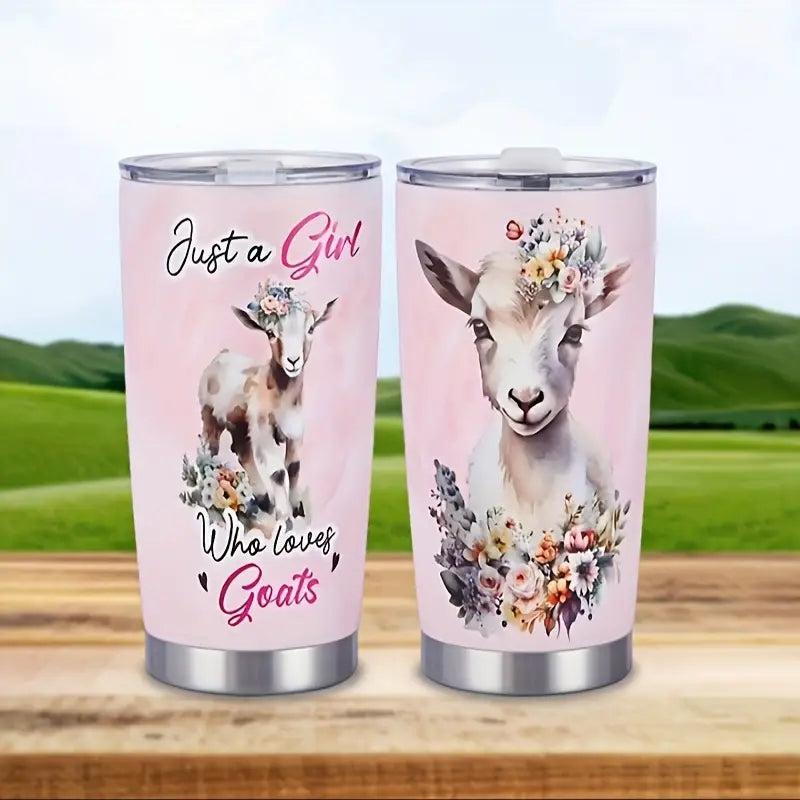 Just A Girl Who Loves Goats Tumbler