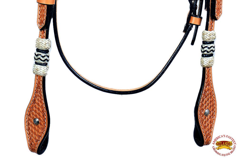 Horse Headstall Bridle American Leather Rawhide