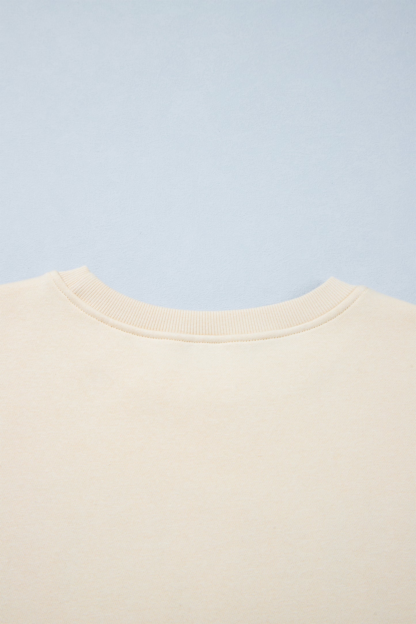 Parchment HOWDY Letter Print Colorblock Side Stripe Long Sleeve Plus Size Set