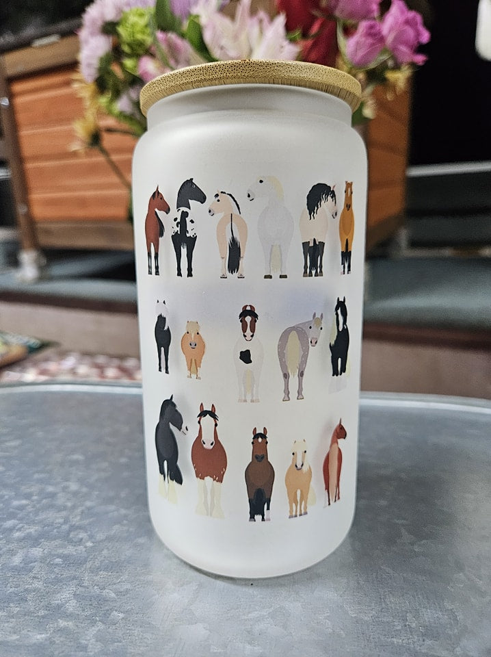 Farm Horse 16oz Frosted Beer Can