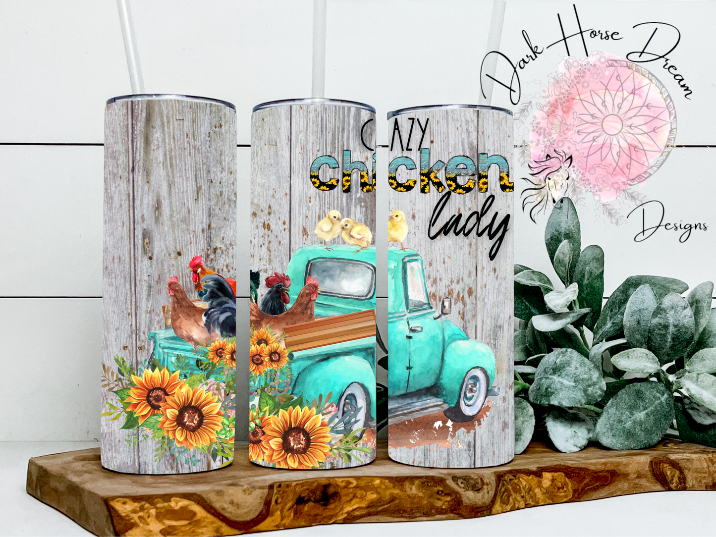 Crazy Chicken Lady Tumbler