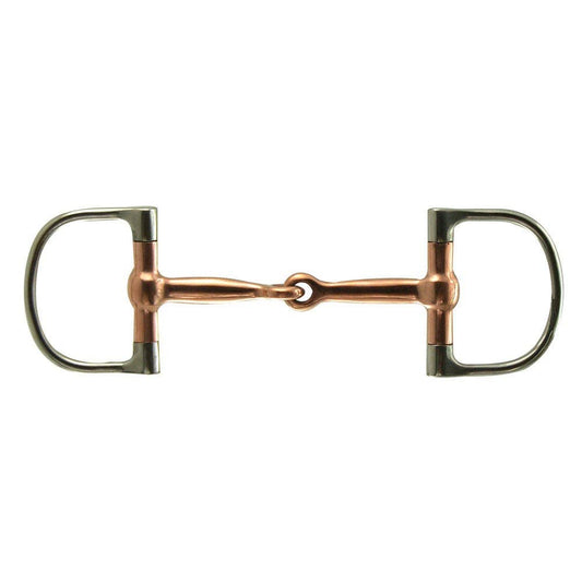 Coronet Stainless Steel Copper Mouth Dee Snaffle Bit