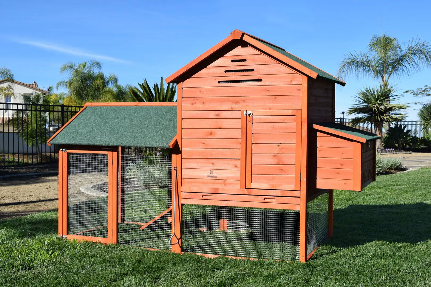 Raised Wood Chicken Coop