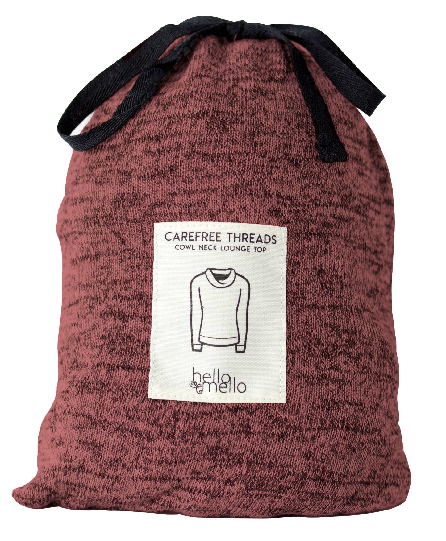 Hello Mello Carefree Threads Cowl Neck Top