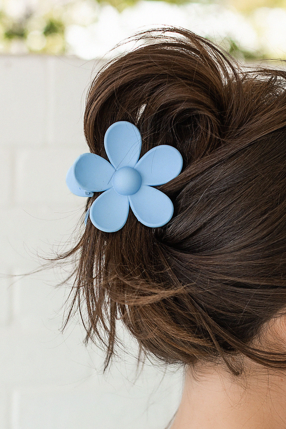 Rose Flower Hair Claw Clip