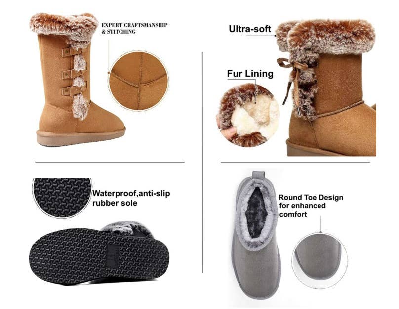 Ultra-Soft Cotton Anti-slip Women’s Boots