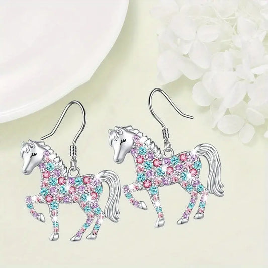 Bling Horse Earrings