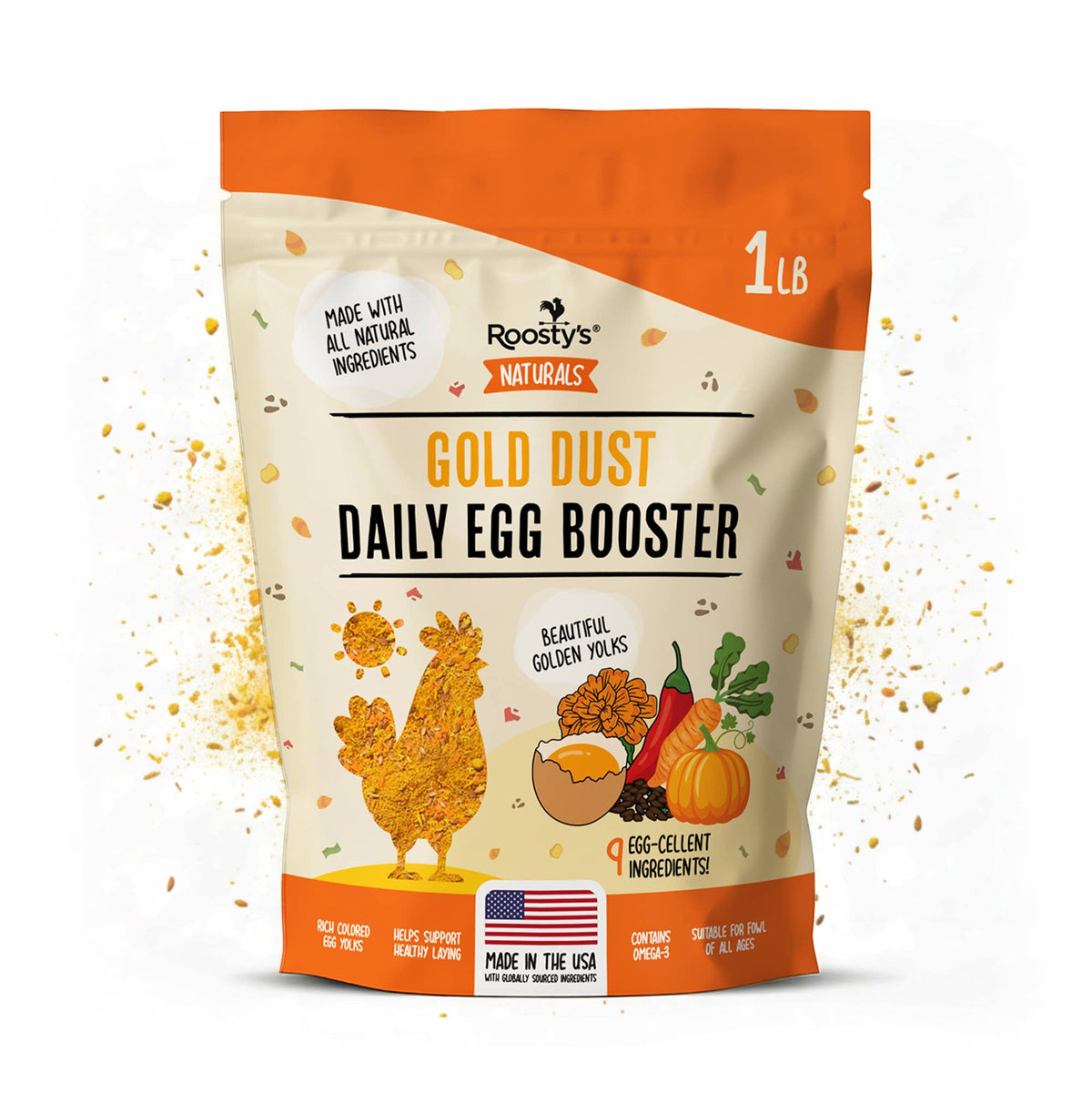 Gold Dust | Daily Egg Booster for Poultry | Vet approved