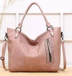 Studded Handbag / Tote  Vegan Leather