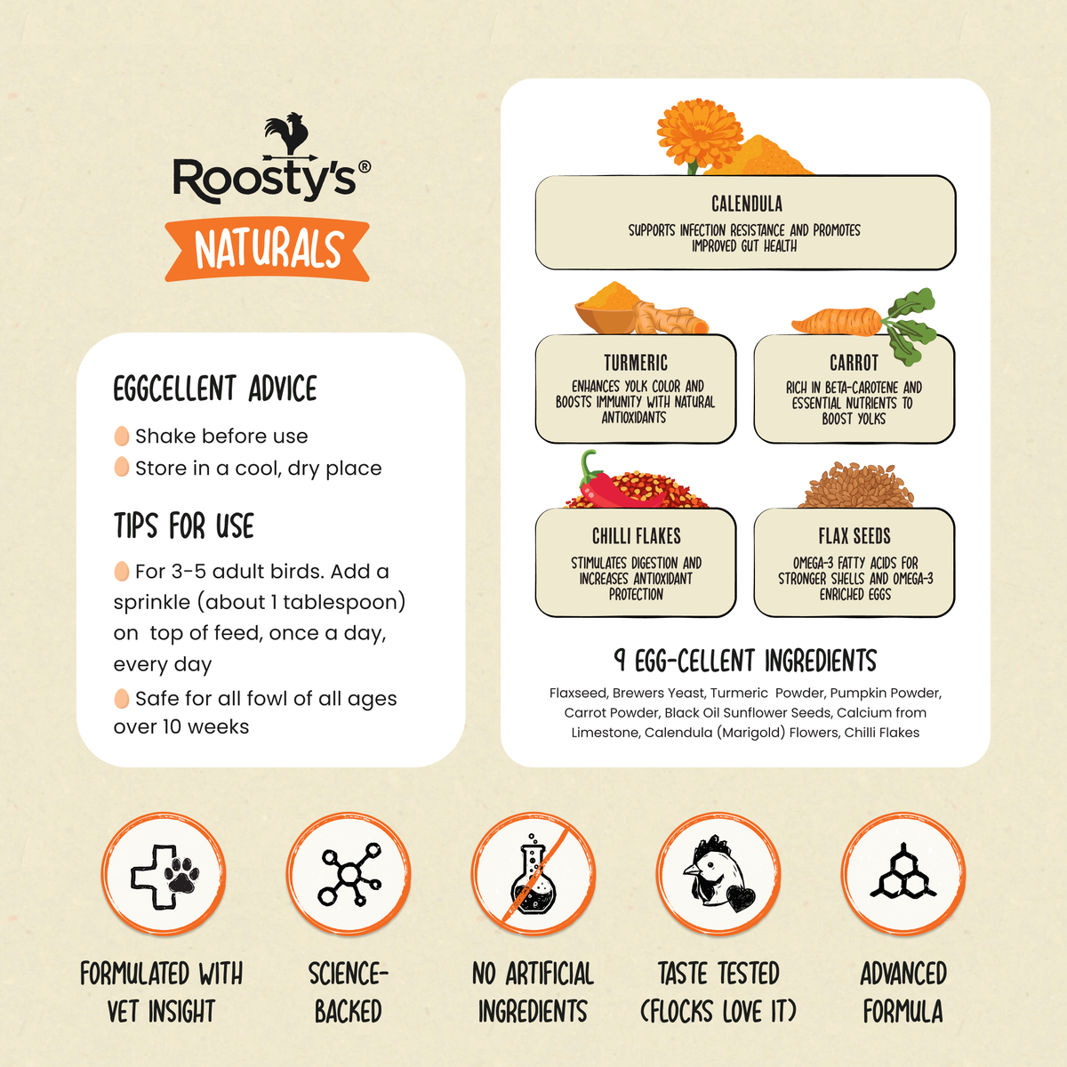 Gold Dust | Daily Egg Booster for Poultry | Vet approved