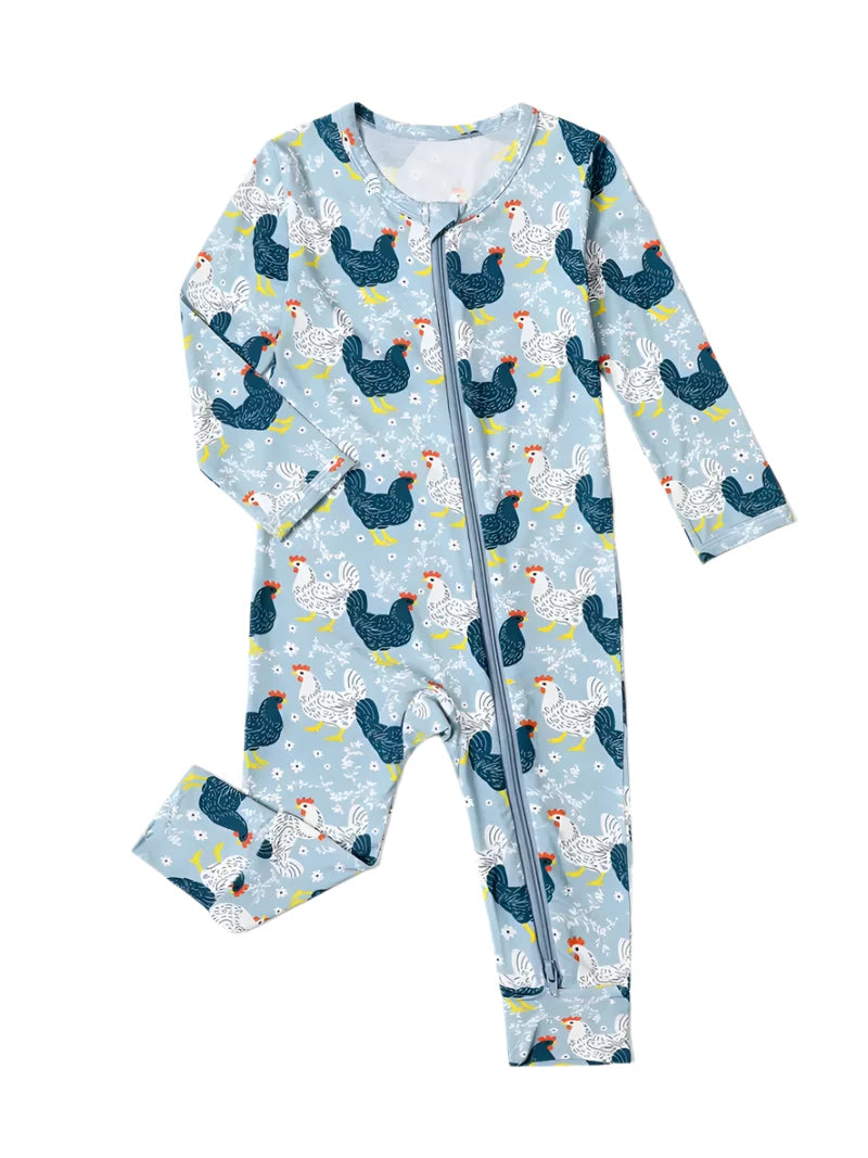 Chicken Bamboo Infant Sleeper