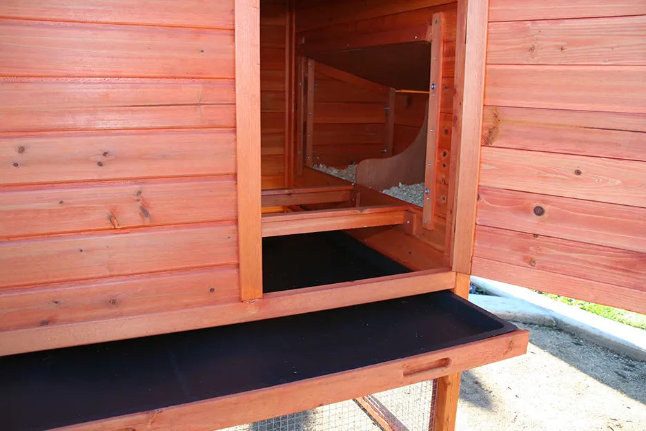 Raised Wood Chicken Coop