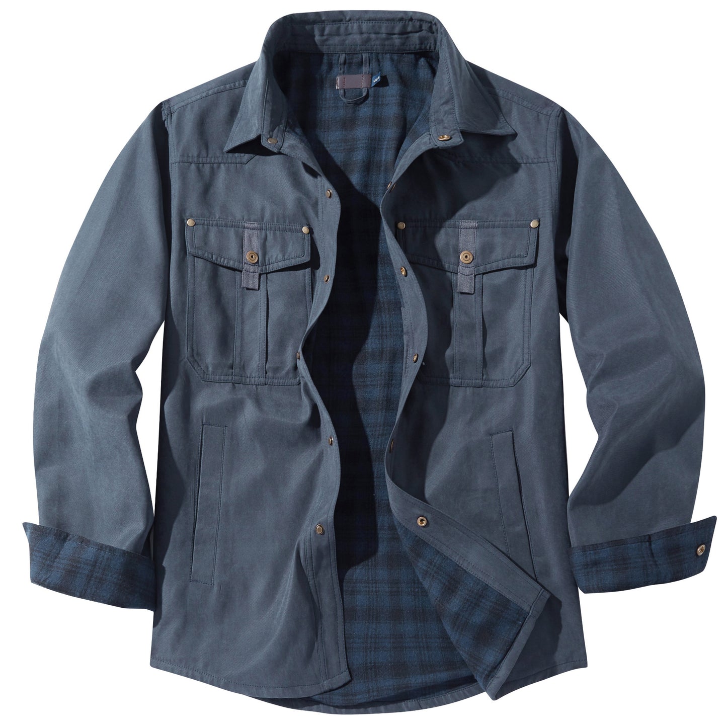 Men's Plaid Flannel Casual Jacket