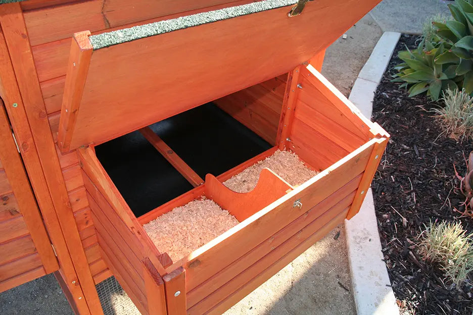 Raised Wood Chicken Coop