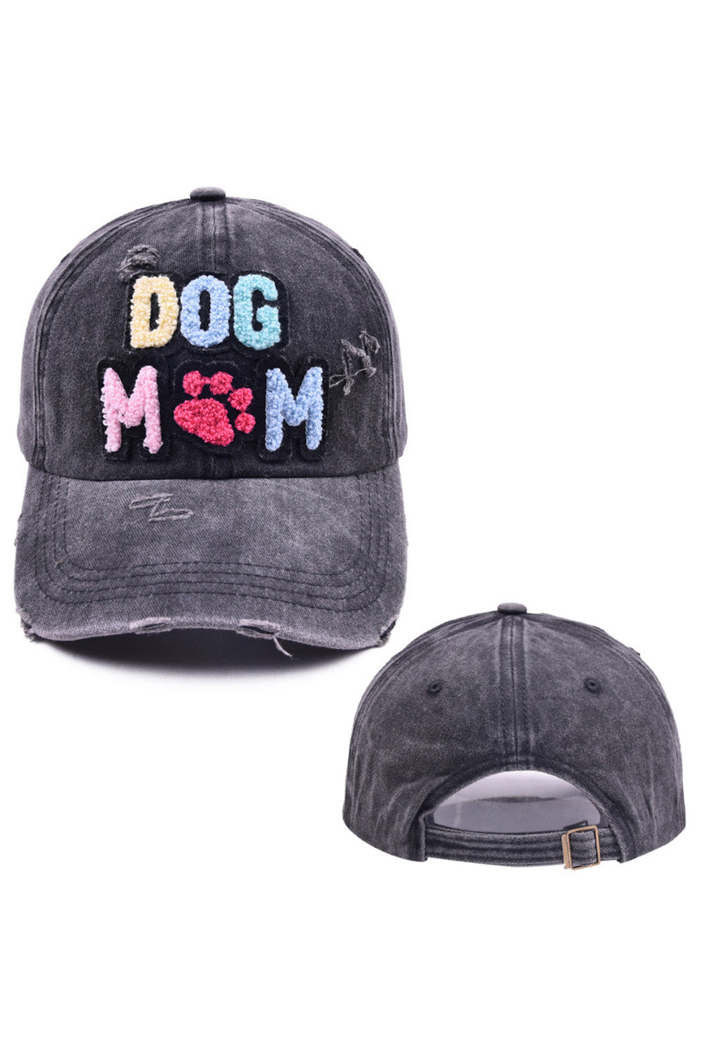 Black DOG MAMA Baseball Cap