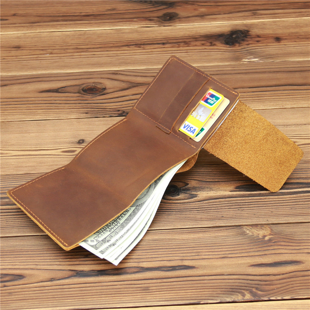 Men's Retro Crazy Horse Leather Wallet – Hay's For Horses Boutique