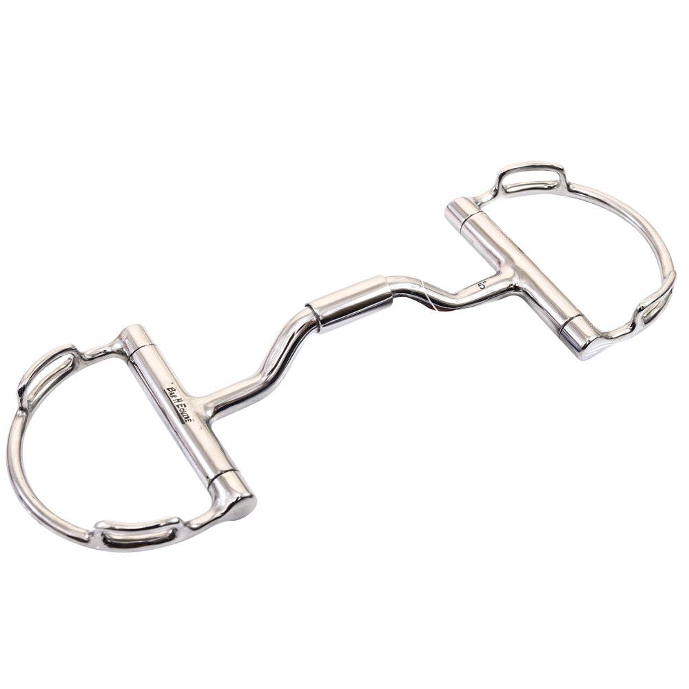 Stainless Steel Med D Ring Racking Snaffle Bit