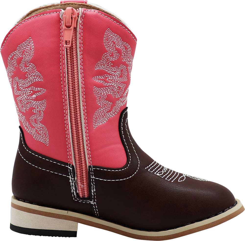 Norty Boy's Girl's Unisex Western Cowboy Boot for Little Kid