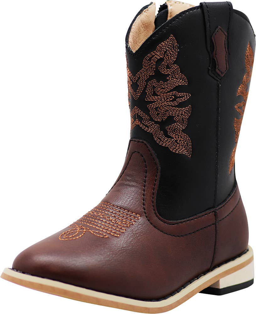 Norty Boy's Girl's Unisex Western Cowboy Boot for Little Kid