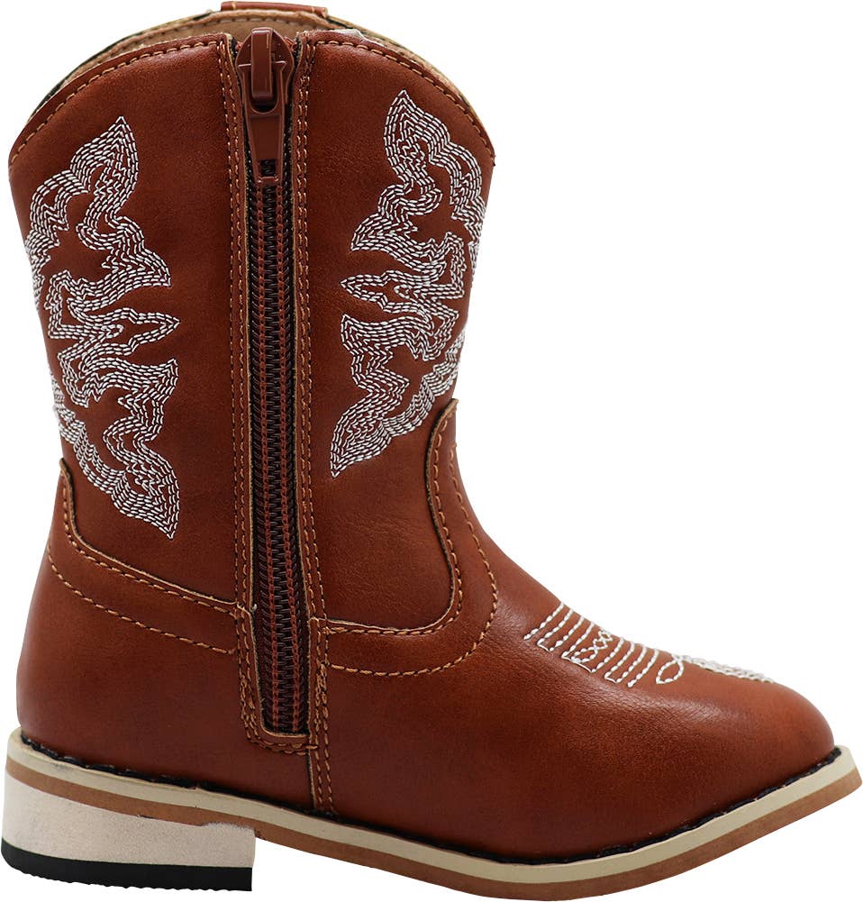 Norty Boy's Girl's Unisex Western Cowboy Boot for Little Kid