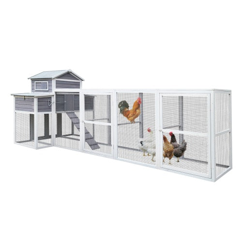 Chicken Coop with 2 Nest Boxes, 5 Perches