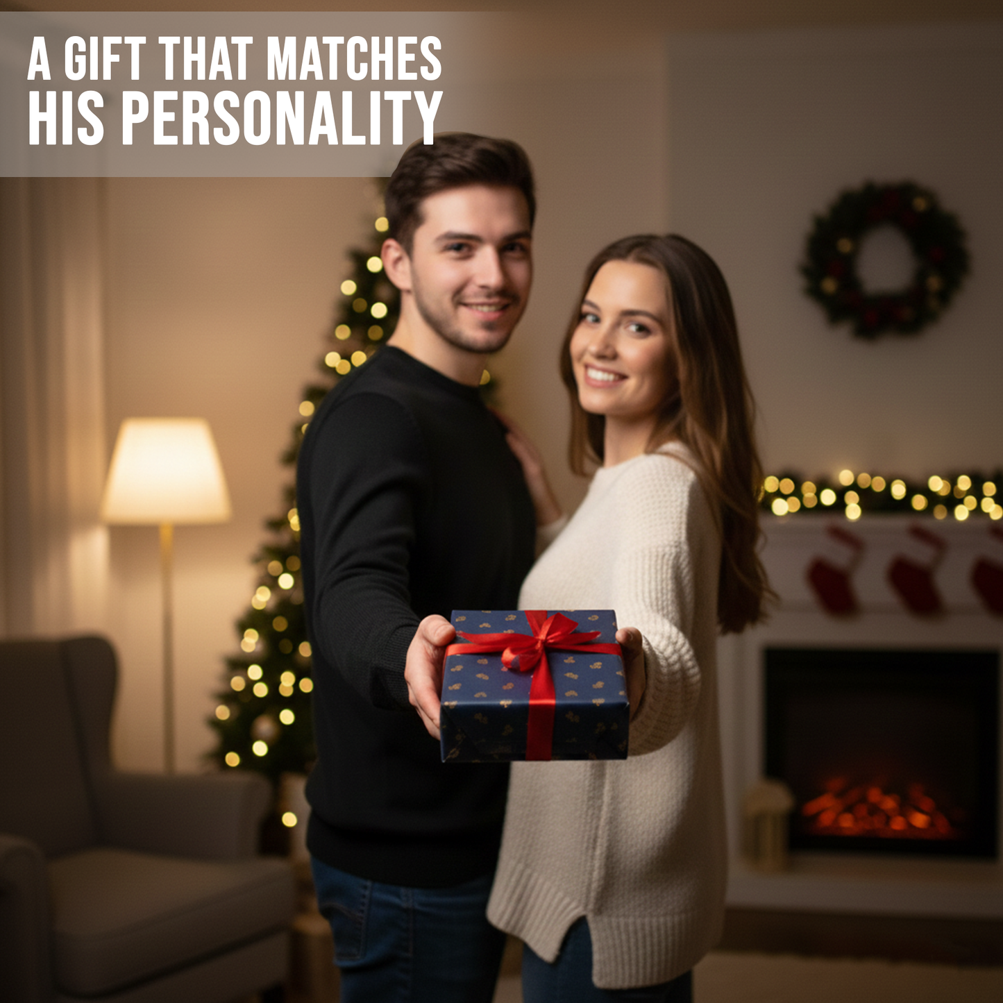 7.5' Handmade damascus steel knife with leather sheath