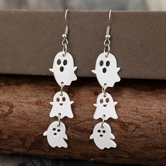 Ghost Dangly Earrings