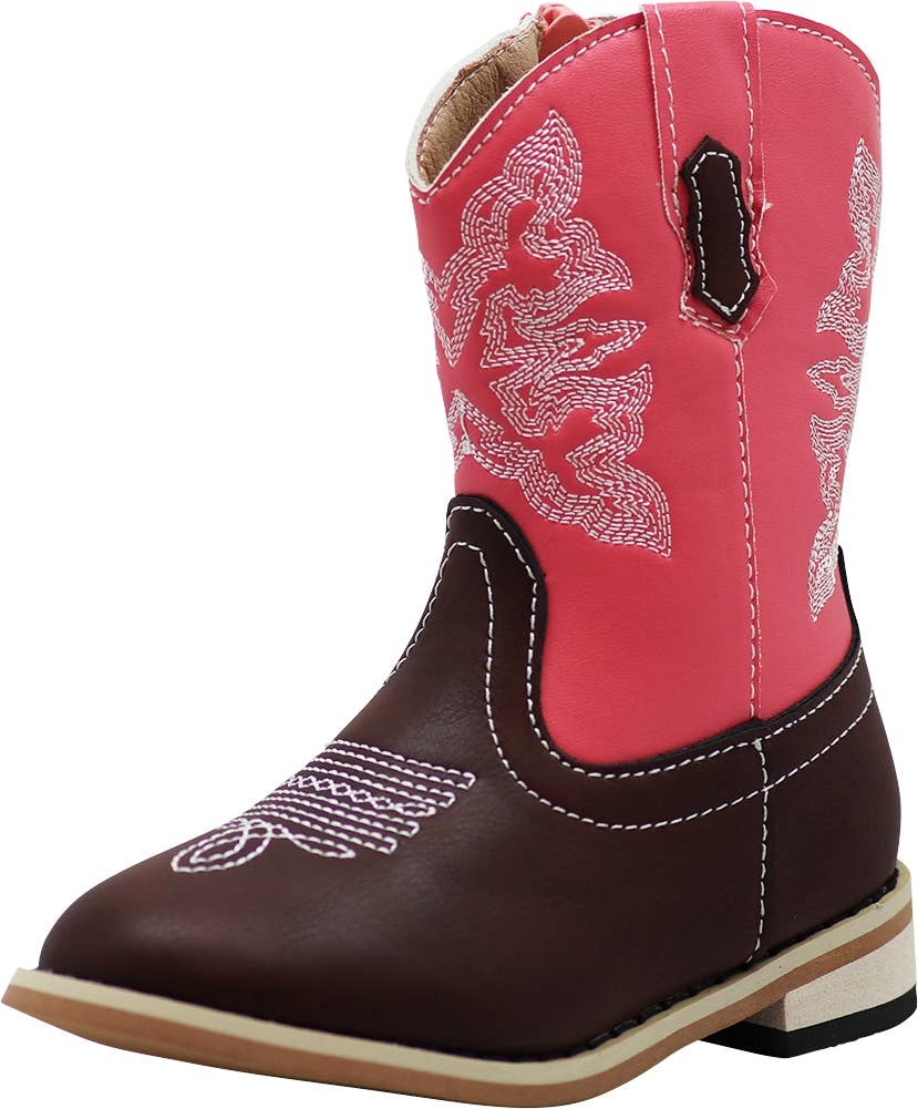 Norty Boy's Girl's Unisex Western Cowboy Boot for Little Kid