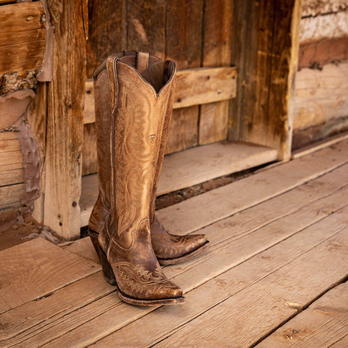 Women's Pointed Toe Chunky Heel Tall Western Style Cowboy Boot