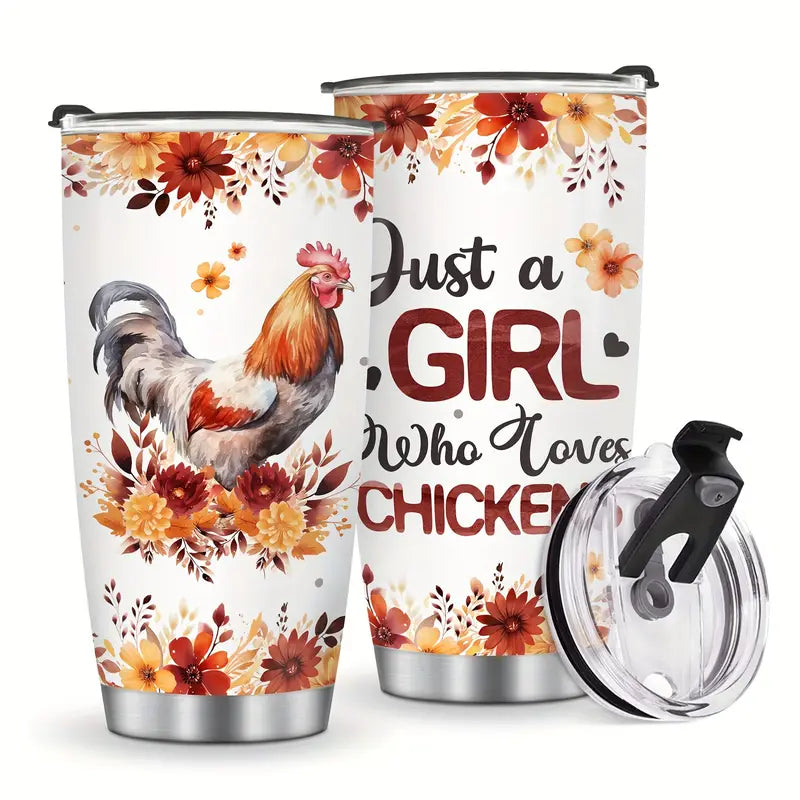 Just A Girl Who Loves Chickens Tumbler