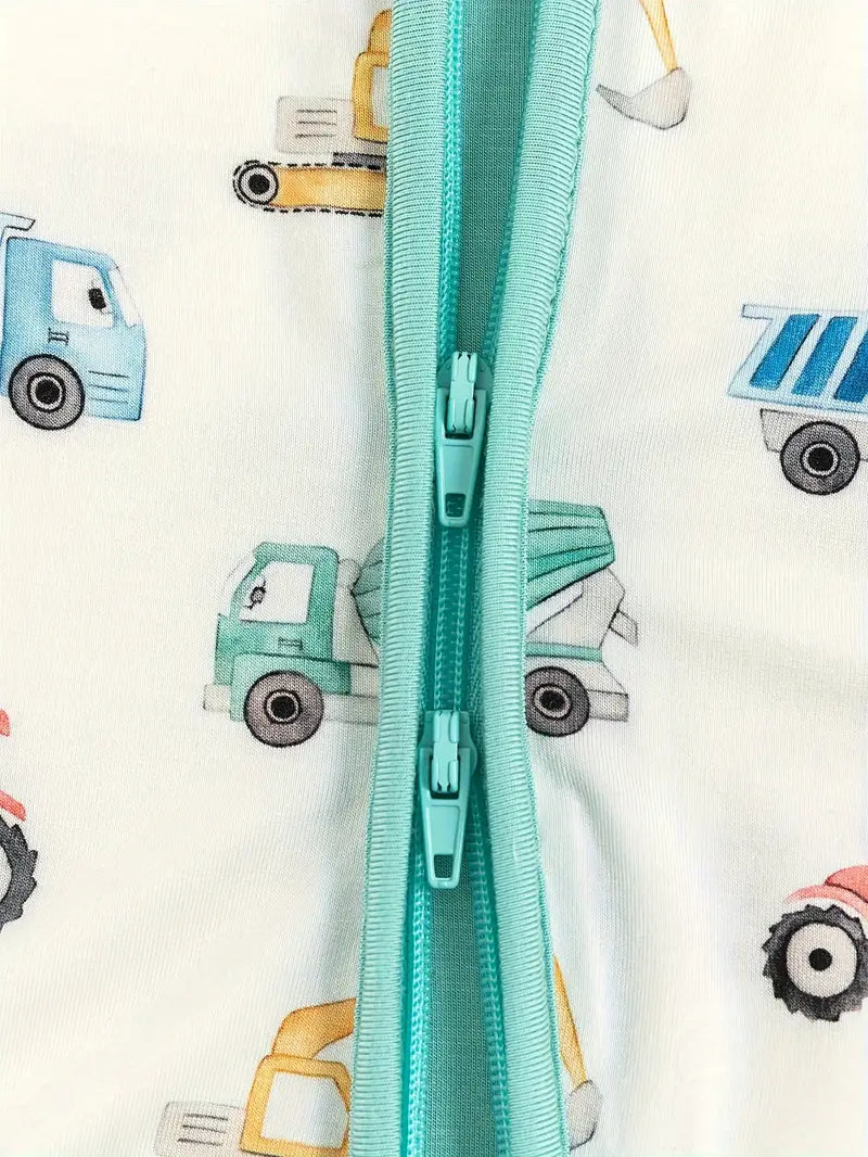 Trucks n' Tractors Bamboo Infant Sleeper