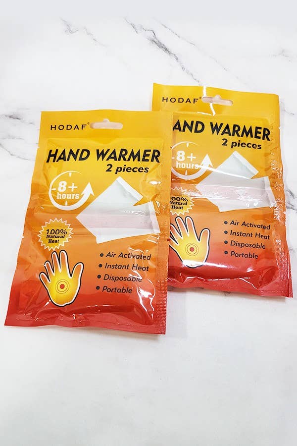 2 pcs Instant Heat Pack Hand Warmer Set