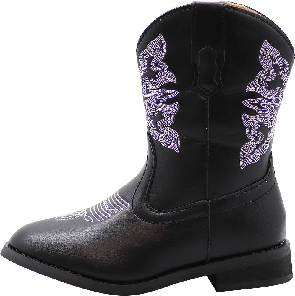 Norty Boy's Girl's Unisex Western Cowboy Boot for Toddlers 4