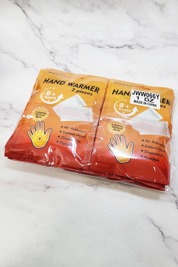 2 pcs Instant Heat Pack Hand Warmer Set