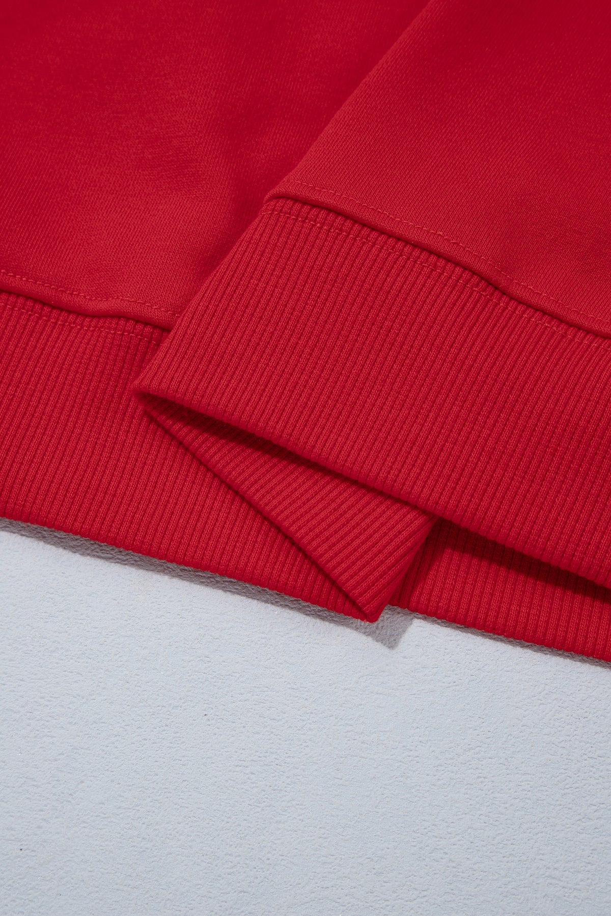 Racing Red Floral Buffalo Plaid Striped Embroidered Patch Western Pullover Sweatshirt
