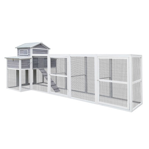 Chicken Coop with 2 Nest Boxes, 5 Perches