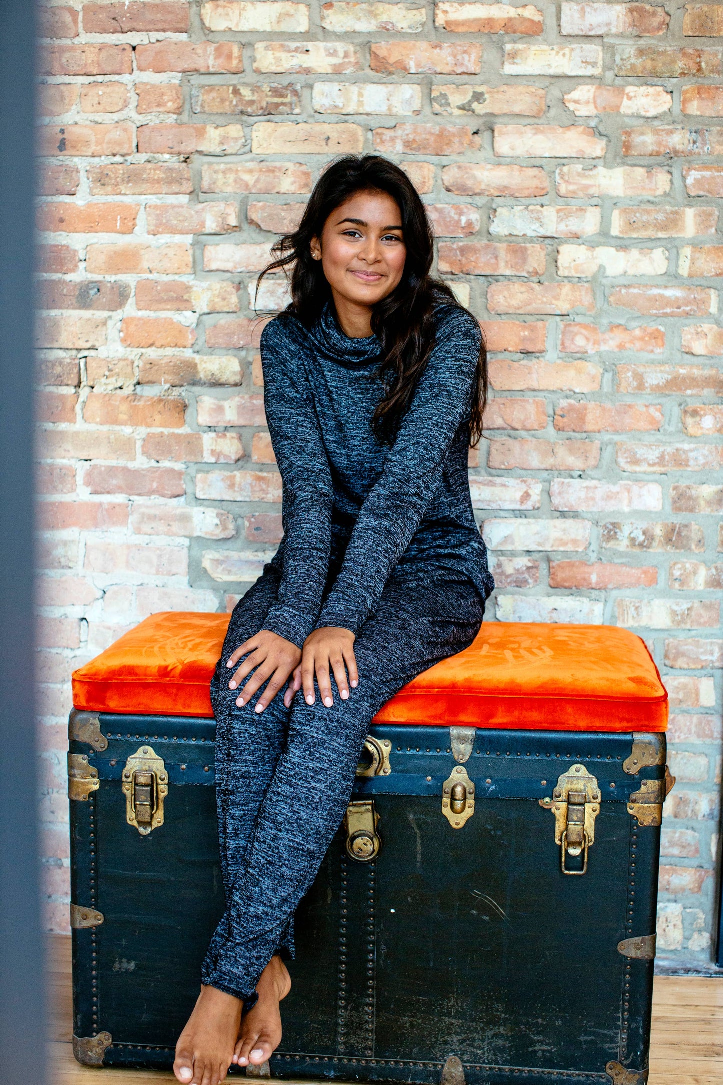 Hello Mello Carefree Threads Cowl Neck Top