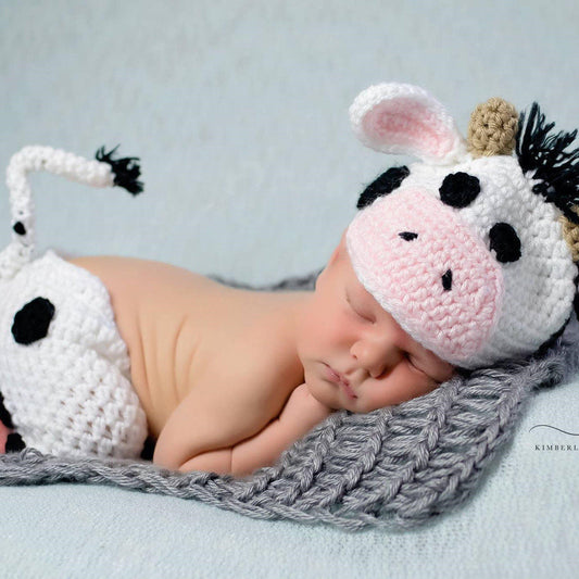 Cow Baby Photo Suit