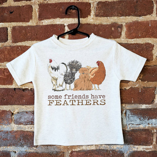 "Some friends have feathers" Chicken T-shirt