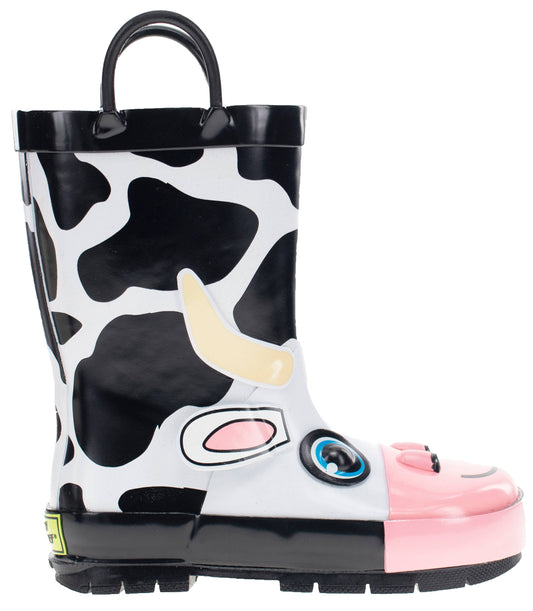 Kids Colbie Cow Rubber Boots