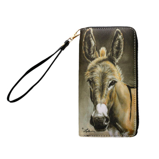 Donkey Head Wallet w/ Wristlet