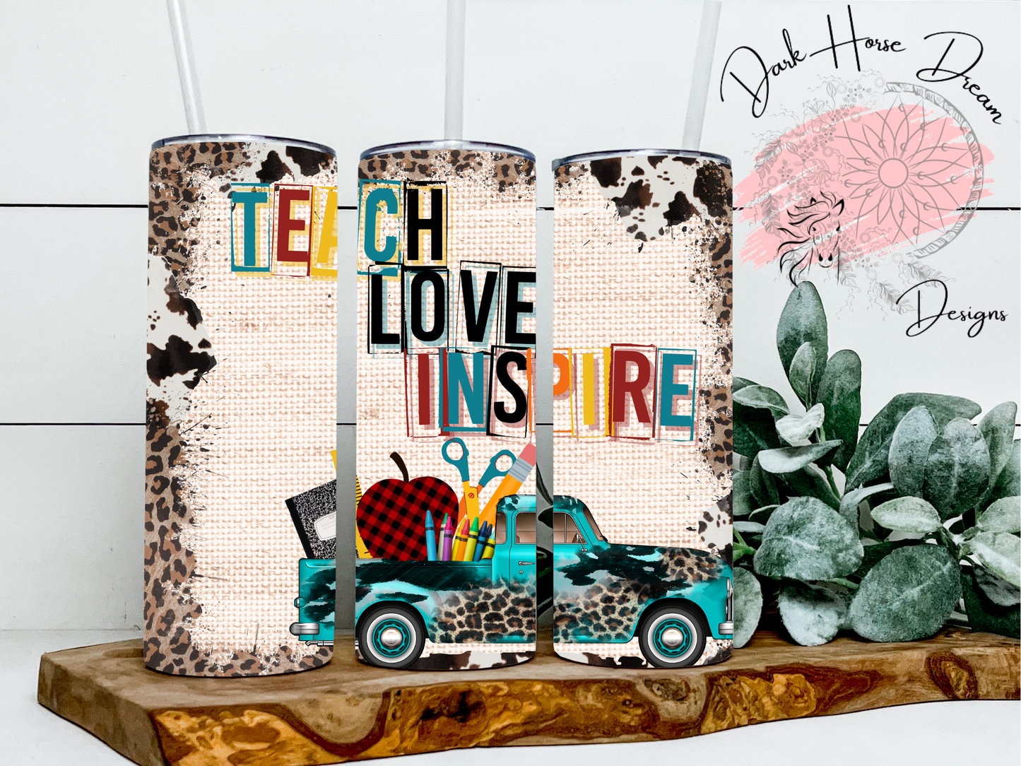 Teach Love Inspire - Teacher Tumbler