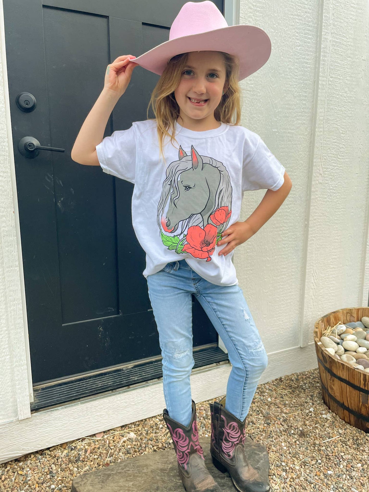 Kids - The Smokey Horse Graphic Tee Shirt